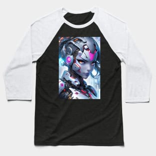 Beautiful cyborg girl Baseball T-Shirt